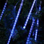 Luz Decorativa LED, Diâmetro do Tubo: 1,2cm, AC 100-240V, Plugue US, EU Opcional, 8 Unidades 50cm/Azul, 8 Unidades 50cm/Colorido, 8 Unidades 50cm/Branco