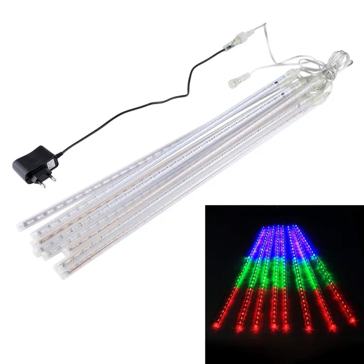 Luz Decorativa LED, Diâmetro do Tubo: 1,2cm, AC 100-240V, Plugue US, EU Opcional, 8 Unidades 50cm/Azul, 8 Unidades 50cm/Colorido, 8 Unidades 50cm/Branco