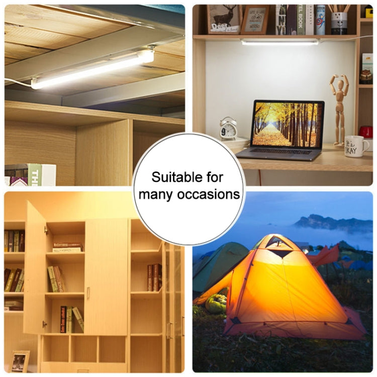 30cm 36 LEDs Multifunctional USB Three-color Stepless Dimming LED Light Tube, DC 5V, 30cm