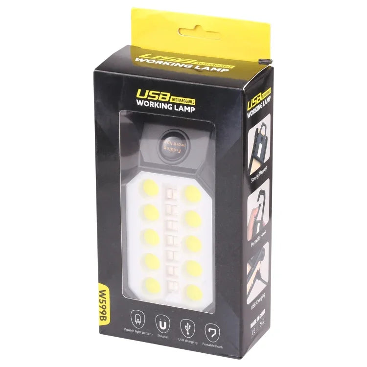 Luz de Trabalho LED de 4 Modos W599A, Luz de Emergência W599A