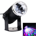 Mini Bola Mágica Rotativa LED de Palco 3W, Plugue UE