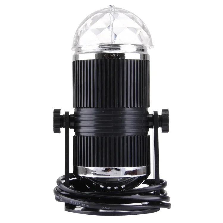 Mini Bola Mágica Rotativa LED de Palco 3W, Plugue UE