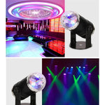 Mini Bola Mágica Rotativa LED de Palco 3W, Plugue UE