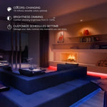 Tira LED de Extensão Inteligente Xiaomi Youpin Yeelight com Controlo Remoto APP WiFi, Comprimento: 1m