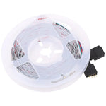 Luz de Corda LED RGB 2835 SMD, 60 LEDs/m, Comprimento: 5m, 12V 2A 100-240V, com Controlo Remoto de 44 Teclas, LED RGB 2835 SMD, 5m, com Controlo Remoto de 44 Teclas