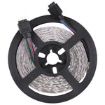 Luz de Corda LED RGB 2835 SMD com Controlo APP Bluetooth, 60 LEDs/m, Comprimento: 5m, 12V 2A 100-240V, LED RGB 2835 SMD, 5m, APP Bluetooth