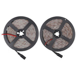 2 Unidades de Luz de Corda LED 2835 SMD Regulável, Luz Branca / Luz Branca Quente, 60 LEDs/m, Comprimento: 5m, 12V 2A 100-240V, LED 2835 SMD, 5m x 2