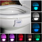 Luzes Noturnas LED para Interior com Sensor de Movimento, 8 Cores, Luz para Tampa de Sanita, LED1660, LED1660US