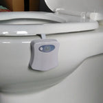 Luzes Noturnas LED para Interior com Sensor de Movimento, 8 Cores, Luz para Tampa de Sanita, LED1660, LED1660US