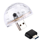 Luz de Efeito Disco DJ KTV com 4 LEDs Mini LED e Controlo por Som, LED1799, LED1799T