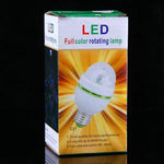 Lâmpada LED Automática Rotativa de Cor Completa para Festa Familiar / KTV / Bares / Hotéis / DJs, AC 85-260V