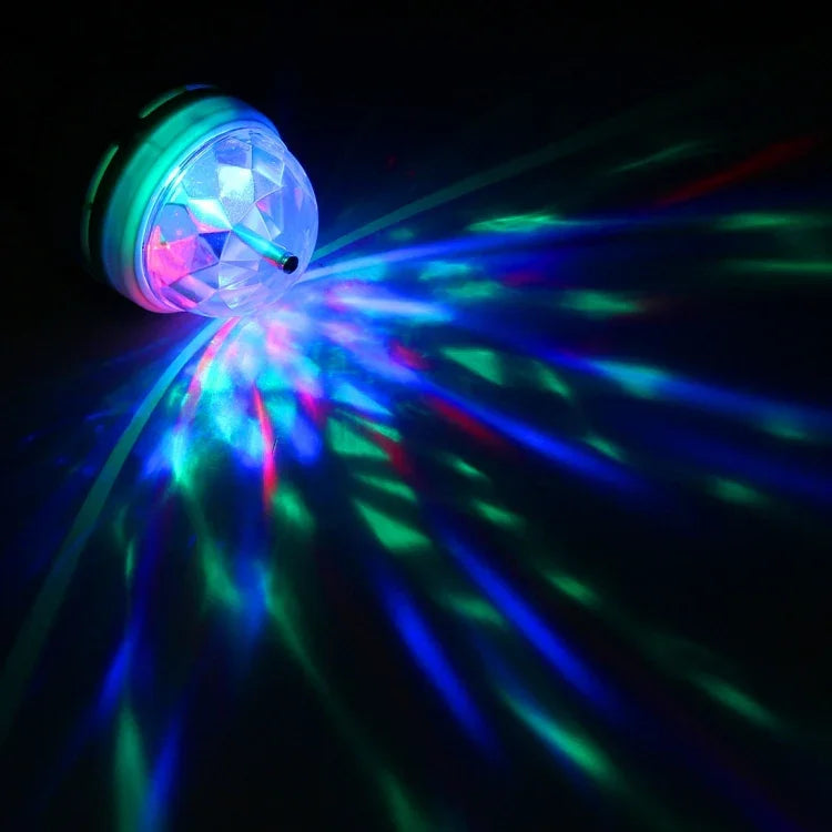 Lâmpada LED Automática Rotativa de Cor Completa para Festa Familiar / KTV / Bares / Hotéis / DJs, AC 85-260V