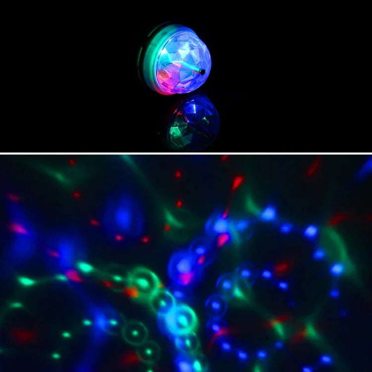 Lâmpada LED Automática Rotativa de Cor Completa para Festa Familiar / KTV / Bares / Hotéis / DJs, AC 85-260V