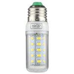 Lâmpada Economizadora SMD 5730, DC 12-30V, E27 36 LEDs Luz Branca, E27 36 LEDs Luz Branco Quente