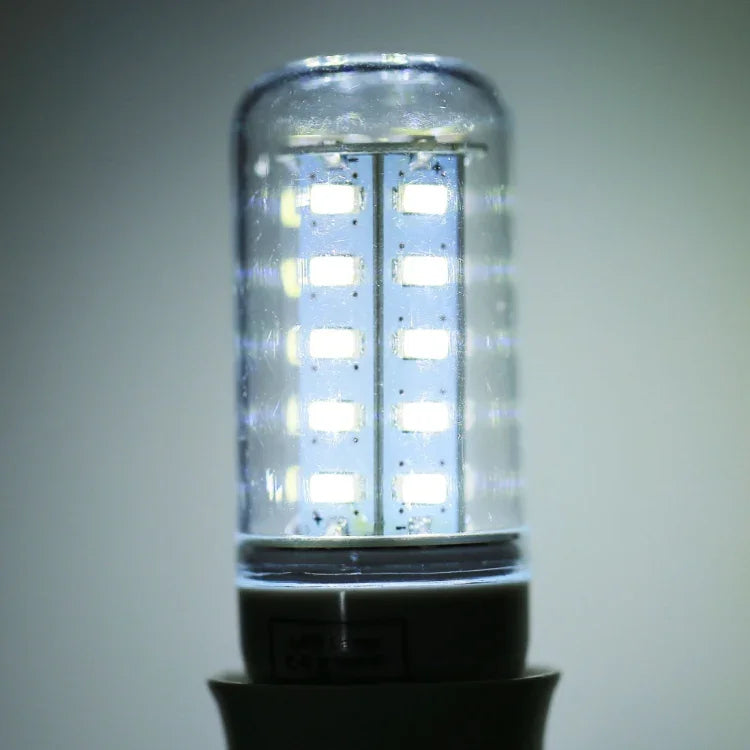 Lâmpada Economizadora SMD 5730, DC 12-30V, E27 36 LEDs Luz Branca, E27 36 LEDs Luz Branco Quente