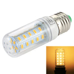 Lâmpada Economizadora SMD 5730, DC 12-30V, E27 36 LEDs Luz Branca, E27 36 LEDs Luz Branco Quente