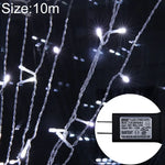 Luz Decorativa de Cordão de Fadas com 100 LEDs, Junta Final e 8 Funções, Plugue EUA, 10m Luz Branca