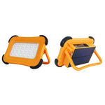 Luz Portátil Solar para Campismo 50W 32 LEDs, Luz Magnética de Emergência com Quatro Níveis de Brilho, Power Bank e Indicador de Bateria