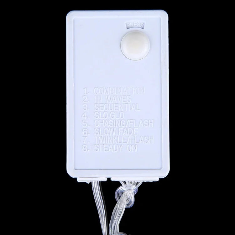 Cortina de Luz com 300 LEDs, Junta Final e Controlador Multifuncional com Memória, Impermeável, Ficha EU, AC 220V, Luz Azul Ficha EU, Luz Colorida Ficha EU, Luz Branca Ficha EU, Luz Branca Quente Ficha EU