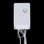 Luz de Cordão Reticular com 200 LEDs com Junta Final e Controlador Multifuncional, Branco Quente Ficha UE, Luz Azul Ficha UE, Luz Colorida Ficha UE, Luz Roxa Ficha UE, Luz Branca Ficha UE