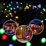 Luz Decorativa de Férias com 100 LEDs, 17m Luz Azul, 17m Luz Colorida, 17m Luz Branca, 17m Luz Branca Quente