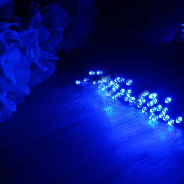 Luz Decorativa de Férias com 100 LEDs, 17m Luz Azul, 17m Luz Colorida, 17m Luz Branca, 17m Luz Branca Quente