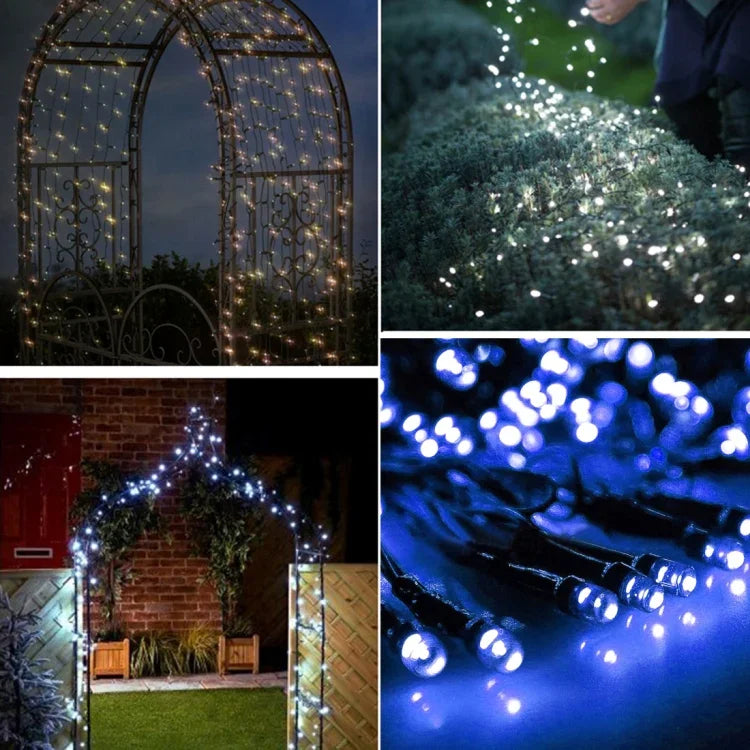 Luz Decorativa de Férias com 100 LEDs, 17m Luz Azul, 17m Luz Colorida, 17m Luz Branca, 17m Luz Branca Quente