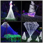 Luz Decorativa de Férias com 100 LEDs, 17m Luz Azul, 17m Luz Colorida, 17m Luz Branca, 17m Luz Branca Quente