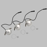 Lâmpada Enterrada Polarizada LED 3W IP67 Impermeável, Lâmpada de Casca de Tartaruga para Jardim e Relva Exterior, Luz Quente 3000K Q2 Luz Bidirecional, Luz Quente 3000K Q2
