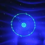 Lâmpada de Luz Estelar Fantástica e Romântica para Decoração Familiar, Luz de Ambiente para KTV, Discoteca, Pub e Festa com Suporte, Activação por Som, Reprodução Automática e Controlo Remoto Manual