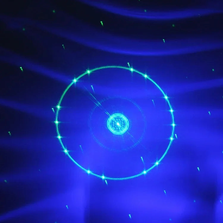 Lâmpada de Luz Estelar Fantástica e Romântica para Decoração Familiar, Luz de Ambiente para KTV, Discoteca, Pub e Festa com Suporte, Activação por Som, Reprodução Automática e Controlo Remoto Manual