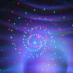 Lâmpada de Luz Estelar Fantástica e Romântica para Decoração Familiar, Luz de Ambiente para KTV, Discoteca, Pub e Festa com Suporte, Activação por Som, Reprodução Automática e Controlo Remoto Manual