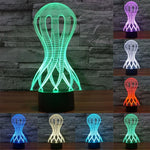 Lâmpada de Secretária Estéreo Visual Criativa com Descoloração de 7 Cores, Estilo Acaleph