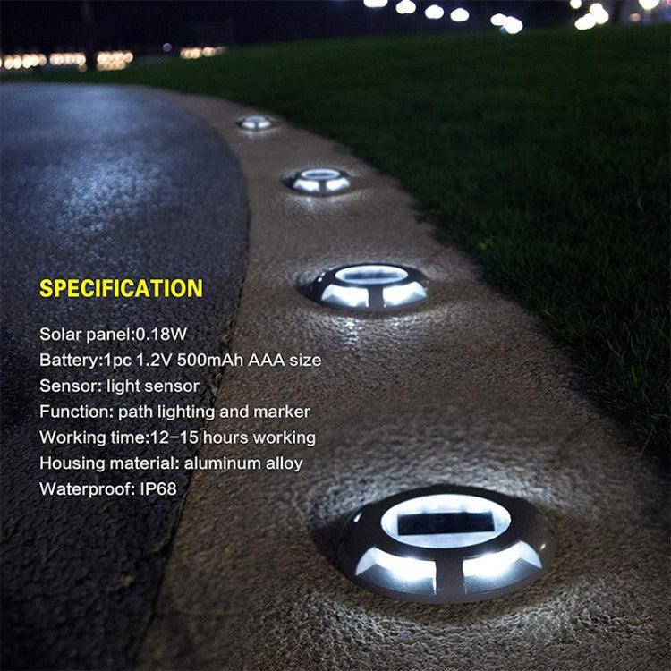 Lâmpada Enterrada LED Solar IP68 Impermeável para Jardim e Relva Exterior
