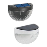 Luz de Cerca Solar Exterior com 6 LEDs em Forma de Gota de Água