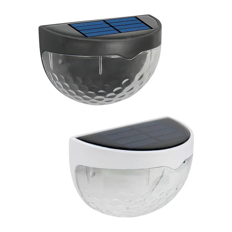 Luz de Cerca Solar Exterior com 6 LEDs em Forma de Gota de Água