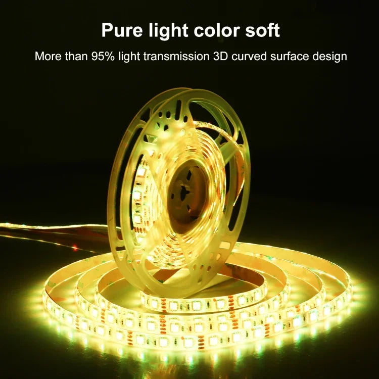 300 LEDs SMD 5050 Luz Colorida Controle Remoto por APP Compatível com Alexa & Google Home