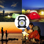 Lâmpada de Camping Portátil com Painel Solar