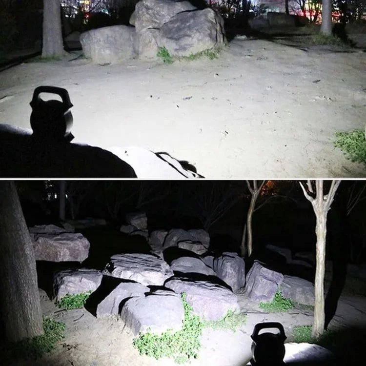 Lâmpada de Camping Portátil com Painel Solar