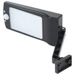Luz de Parede Solar para Exterior 12W 56 LEDs SMD 2835 IP65 à Prova de Água com Controlo Remoto e Sensor de Movimento