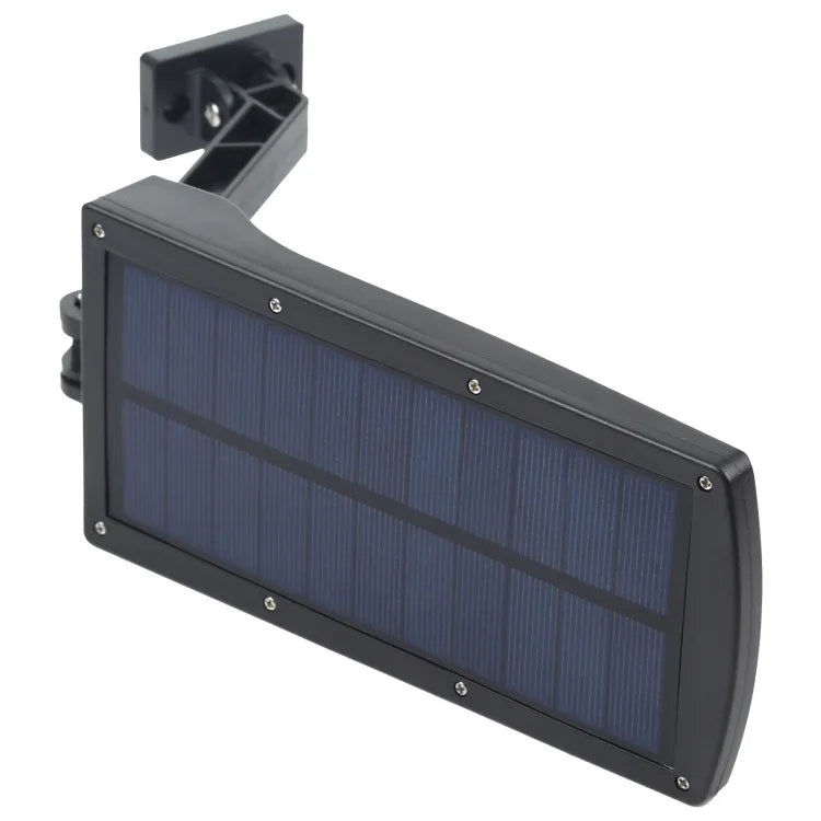 Luz de Parede Solar para Exterior 12W 56 LEDs SMD 2835 IP65 à Prova de Água com Controlo Remoto e Sensor de Movimento