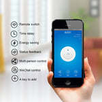 Módulo temporizador de controlo remoto sem fios inteligente WiFi DIY Sonoff 433MHz com interruptor de energia e controlo remoto de 4 teclas para casa inteligente, compatível com iOS e Android, 433MHz com controlo remoto