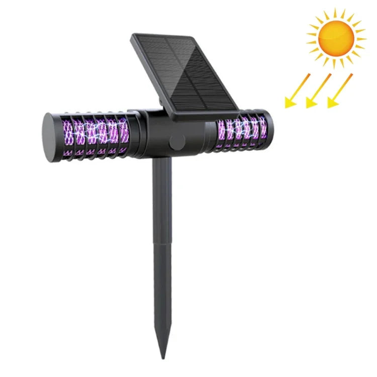 Luz Mata-Mosquitos Solar SZ-16008 para Exterior IP65 à Prova de Água, LED para Jardim, Plug de Chão, Armadilha Decorativa para Relva