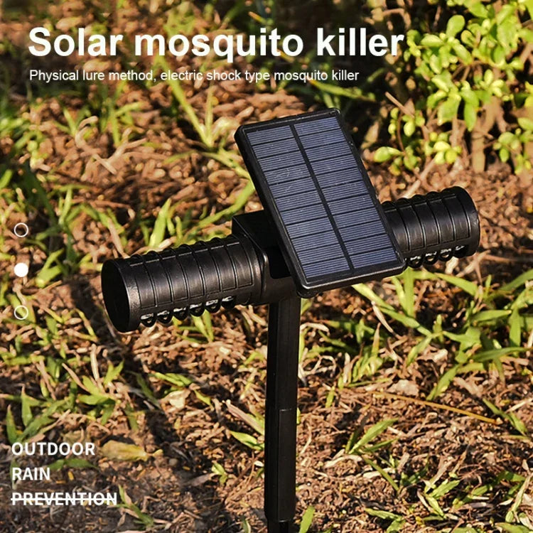 Luz Mata-Mosquitos Solar SZ-16008 para Exterior IP65 à Prova de Água, LED para Jardim, Plug de Chão, Armadilha Decorativa para Relva