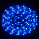 Painel Solar Resistente à Água 50 LED, 5m 50LED Luz Azul, 5m 50LED Luz Branca, 5m 50LED Luz Branca Quente