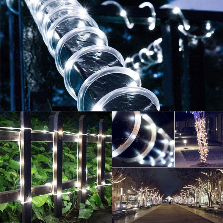 Painel Solar Resistente à Água 50 LED, 5m 50LED Luz Azul, 5m 50LED Luz Branca, 5m 50LED Luz Branca Quente