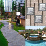 Luz Enterrada LED Solar Quadrada com Vidro Temperado para Exterior, Decoração de Jardim IP55 à Prova de Água, Tamanho: 7 x 7 x 5cm