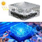 Luz Enterrada LED Solar Quadrada com Vidro Temperado para Exterior, Decoração de Jardim IP55 à Prova de Água, Tamanho: 10 x 10 x 5,2cm