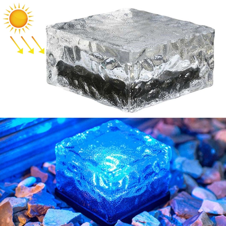 Luz Enterrada LED Solar Quadrada com Vidro Temperado para Exterior, Decoração de Jardim IP55 à Prova de Água, Tamanho: 10 x 10 x 5,2cm