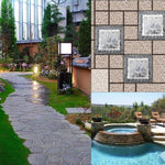 Luz Enterrada LED Solar Quadrada com Vidro Temperado para Exterior, Decoração de Jardim IP55 à Prova de Água, Tamanho: 10 x 10 x 5,2cm